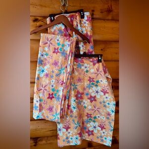 80’s Vintage Ultra Soft Full Size Sheet Set. 100% Cotton!